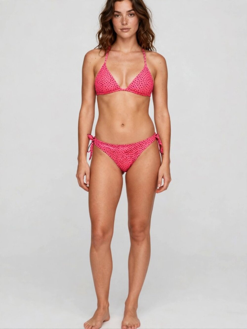 Antigel Neon Polka Dot Tie-Side Bikini Bottom Size XL – New With Tags